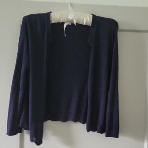 LOFT Deep Navy Cardigan